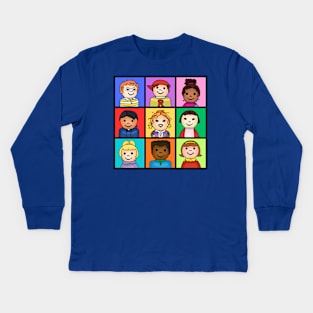 Little Magic School Bus Class Photo Kids Long Sleeve T-Shirt